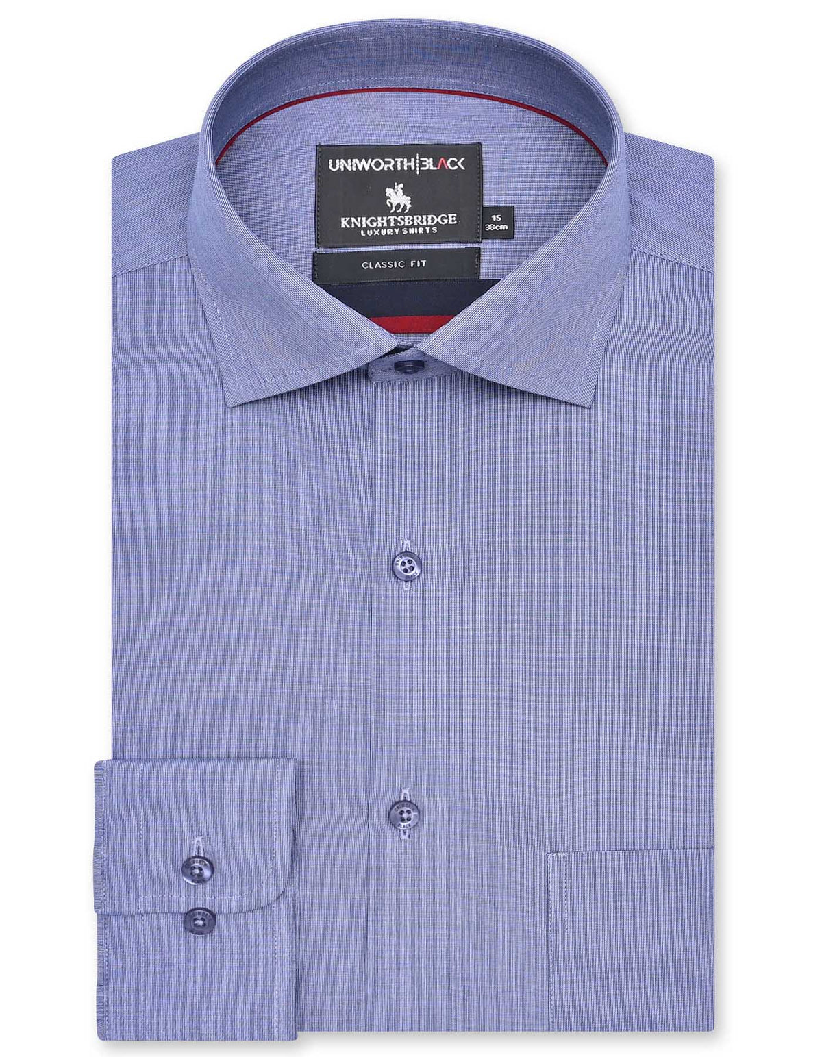 Plain Blue Classic Fit Shirt FS2343-3RF-14.5