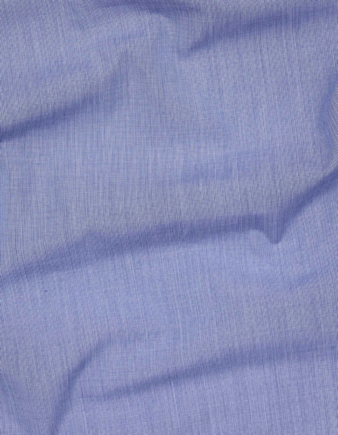 Plain Blue Tailored Smart Fit Shirt FS2343-3SF-16