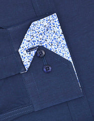 Plain Royal Blue Classic Fit Shirt FS2352-2RF-15.5