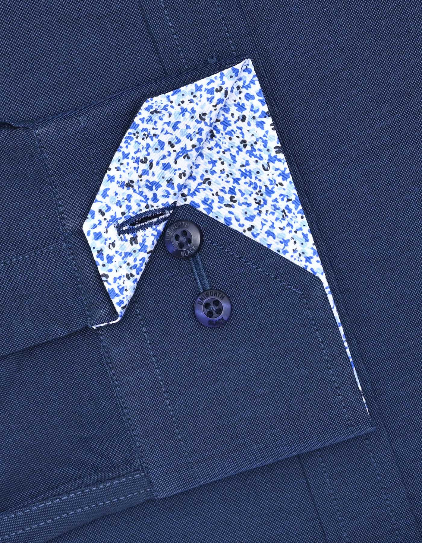 Plain Royal Blue Tailored Smart Fit Shirt FS2352-2SF-15.5