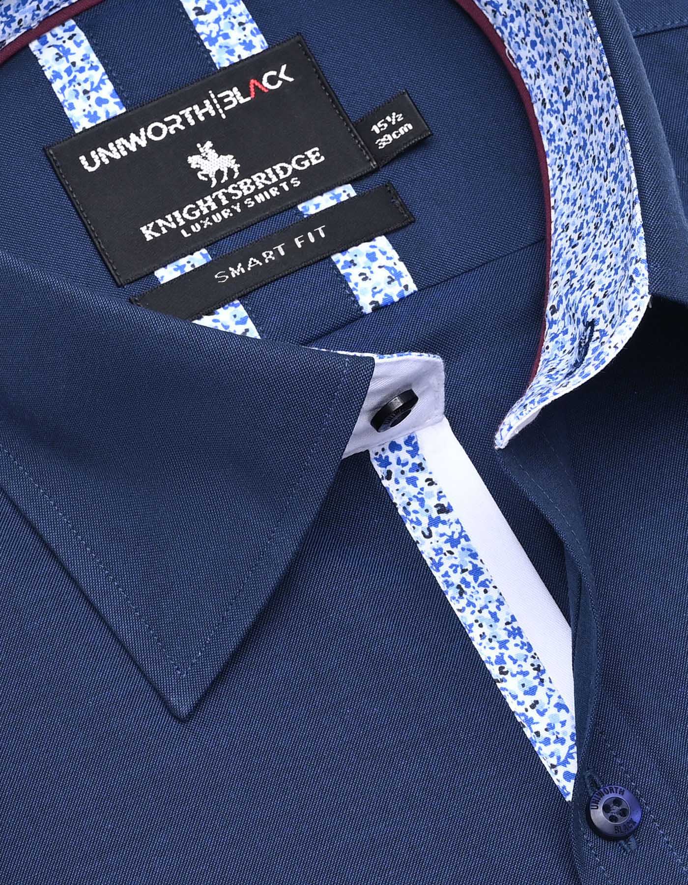 Plain Royal Blue Tailored Smart Fit Shirt FS2352-2SF-15