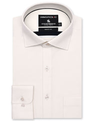 Plain Beige Tailored Smart Fit Shirt FS2353-2SF-14.5