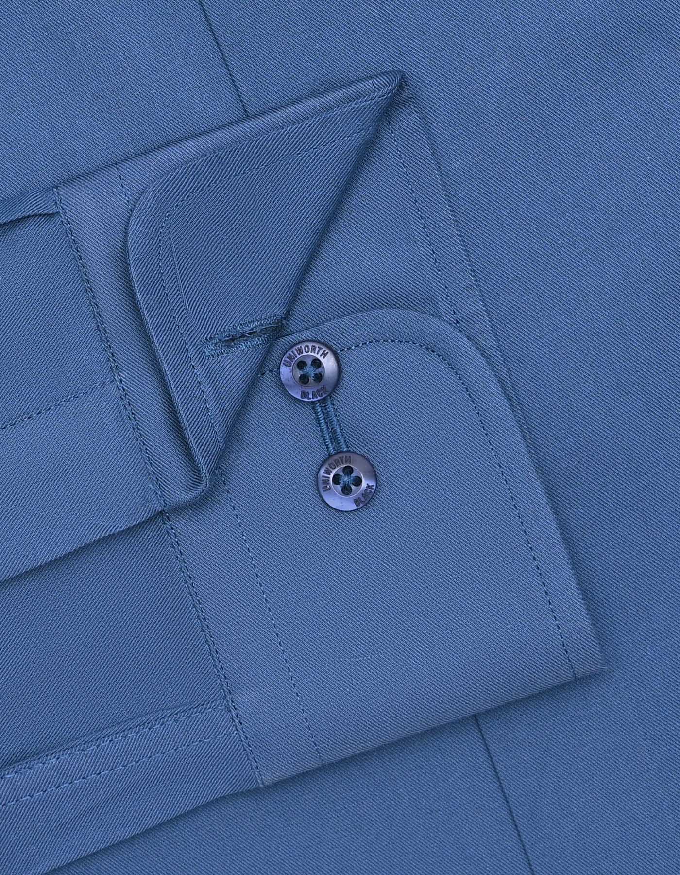 Plain Blue Tailored Smart Fit Shirt FS2354-1SF-15.5