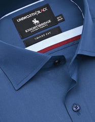 Plain Blue Tailored Smart Fit Shirt FS2354-1SF-15