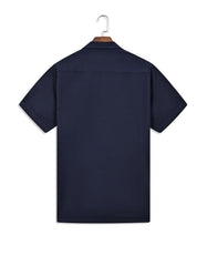 Plain Navy Tailored Smart Fit Shirt FS2364SH-16.5