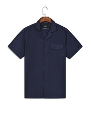 Plain Navy Tailored Smart Fit Shirt FS2364SH-14.5