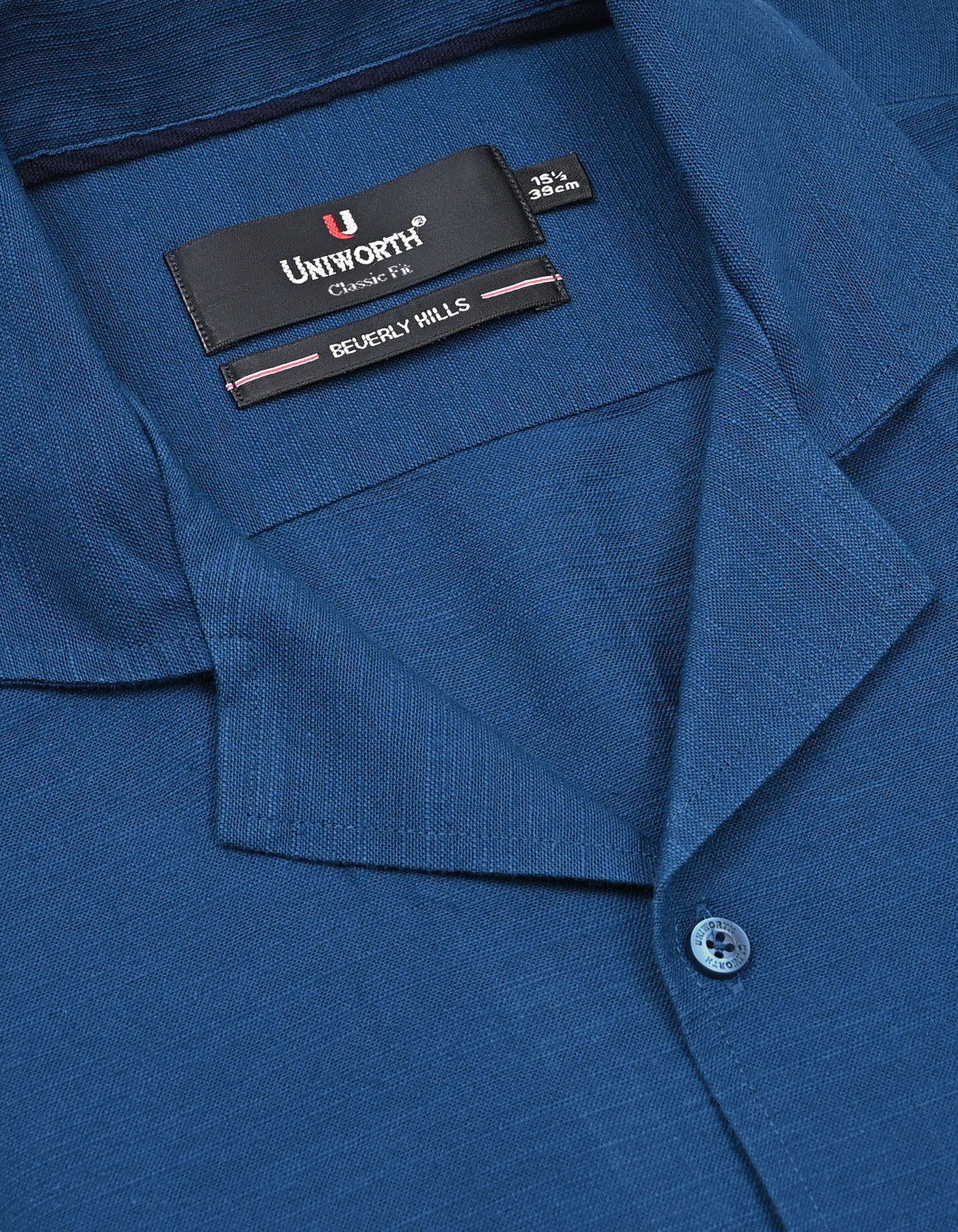 Plain Teal Classic Fit Shirt FS2365RH-15.5