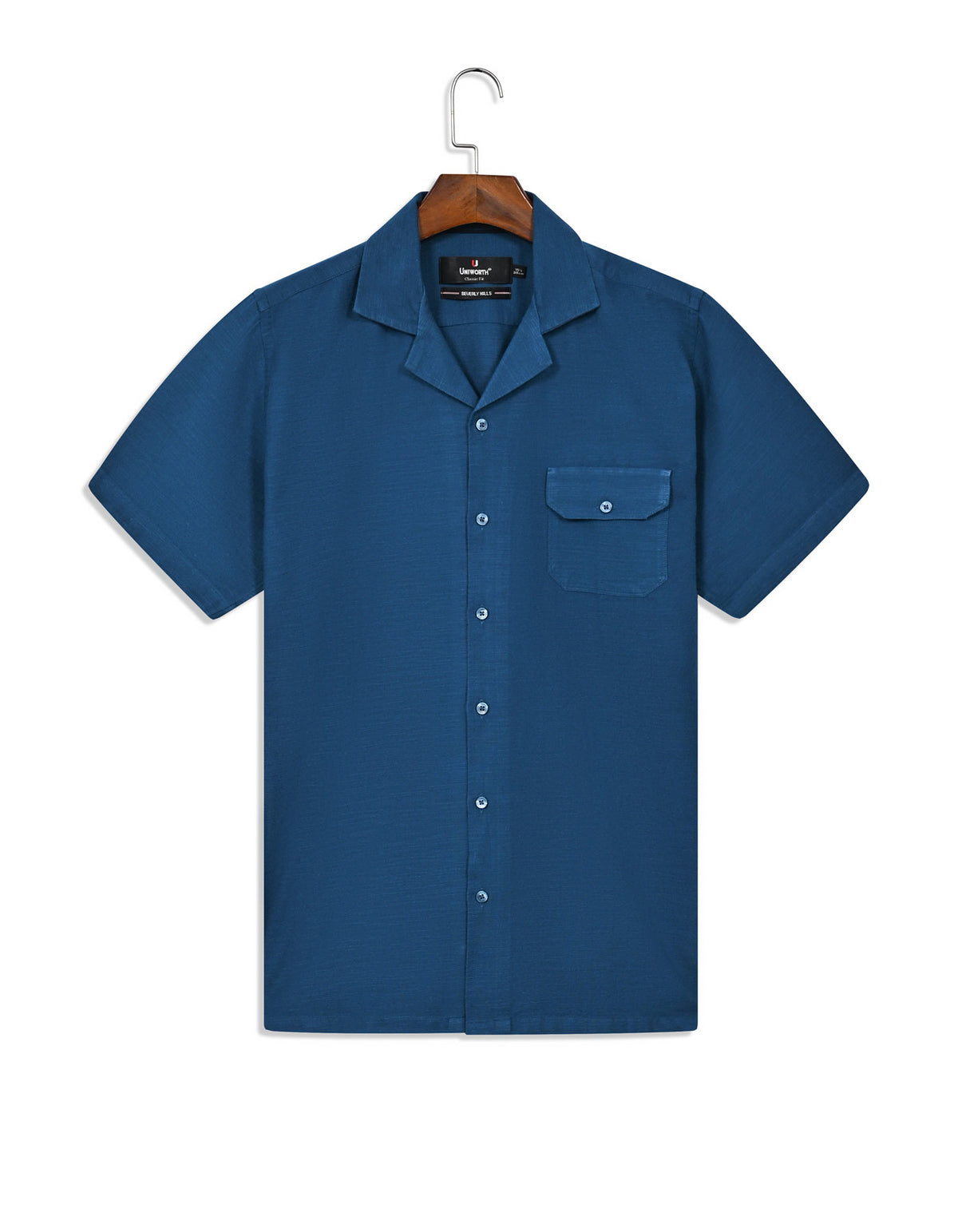 Plain Teal Classic Fit Shirt FS2365RH-14.5