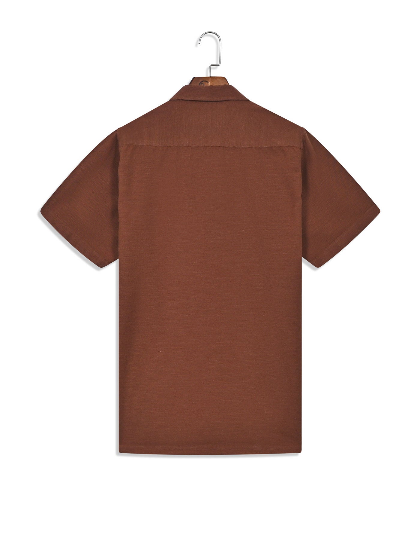 Plain Brown Classic Fit Shirt FS2366RH-16.5