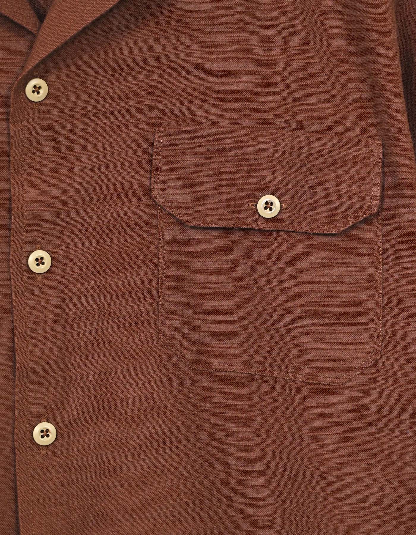 Plain Brown Tailored Smart Fit Shirt FS2366SH-16