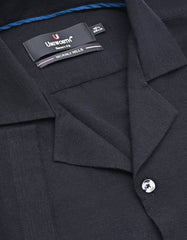 Plain Black Tailored Smart Fit Shirt FS2368SH-15.5
