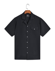 Plain Black Tailored Smart Fit Shirt FS2368SH-14.5