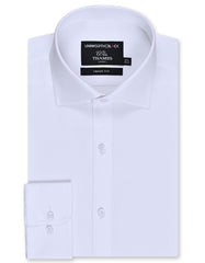 Plain White Tailored Smart Fit Shirt FS2370-1SF-14.5