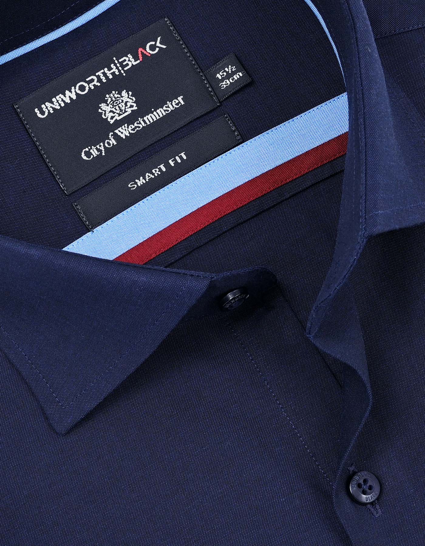 Plain Navy Tailored Smart Fit Shirt FS2380-2SF-15
