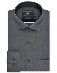 Plain Charcoal Classic Fit Shirt FS2381-2RF-14.5