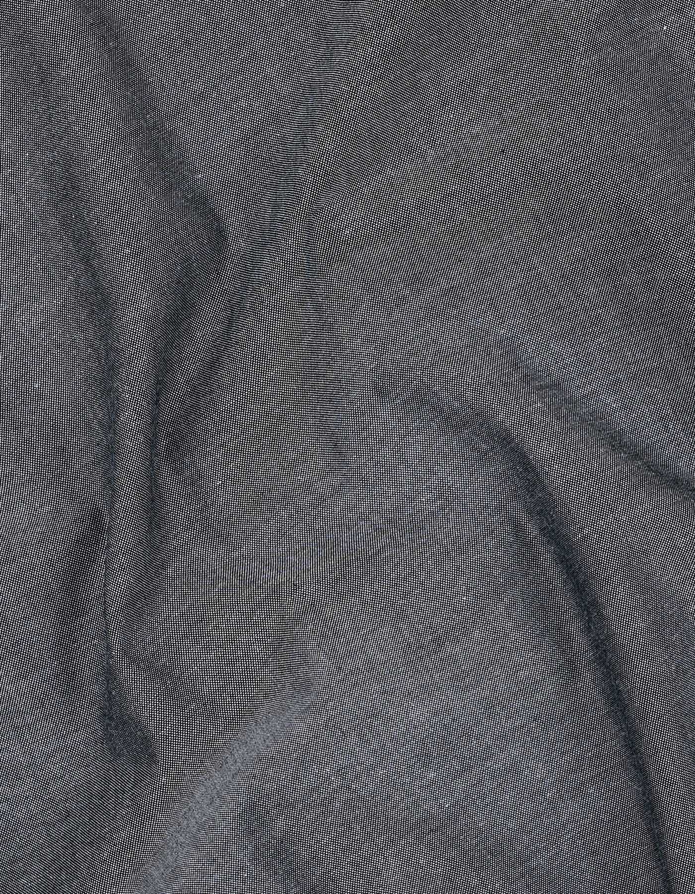 Plain Charcoal Tailored Smart Fit Shirt FS2381-2SF-16