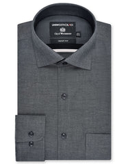 Plain Charcoal Tailored Smart Fit Shirt FS2381-2SF-14.5