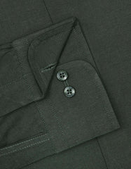 Plain D Green Classic Fit Shirt FS2383-1RF-15.5