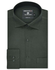 Plain D Green Tailored Smart Fit Shirt FS2383-1SF-14.5