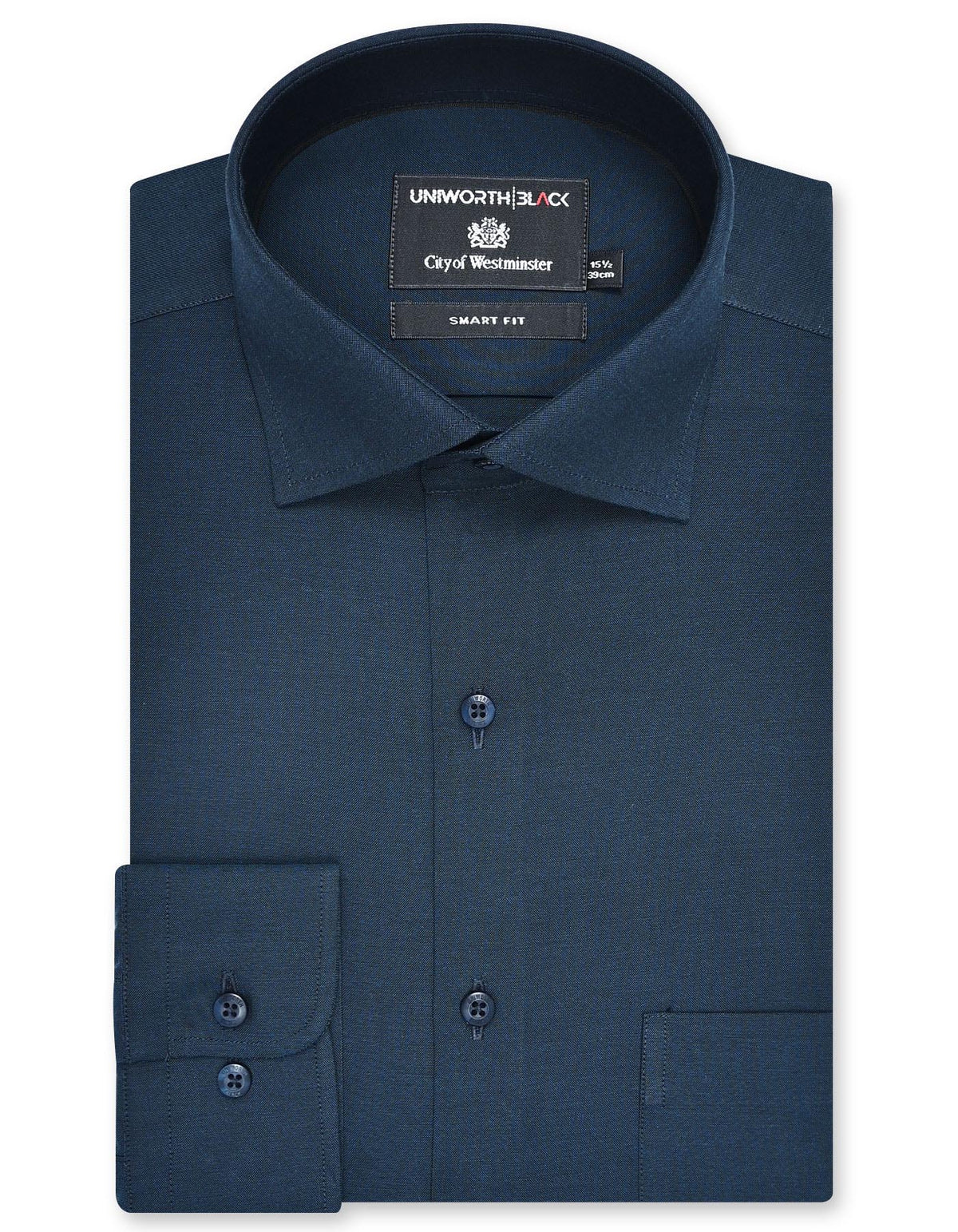 Plain Teal Classic Fit Shirt FS2384-1RF-14.5