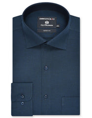 Plain Teal Classic Fit Shirt FS2384-1RF-14.5