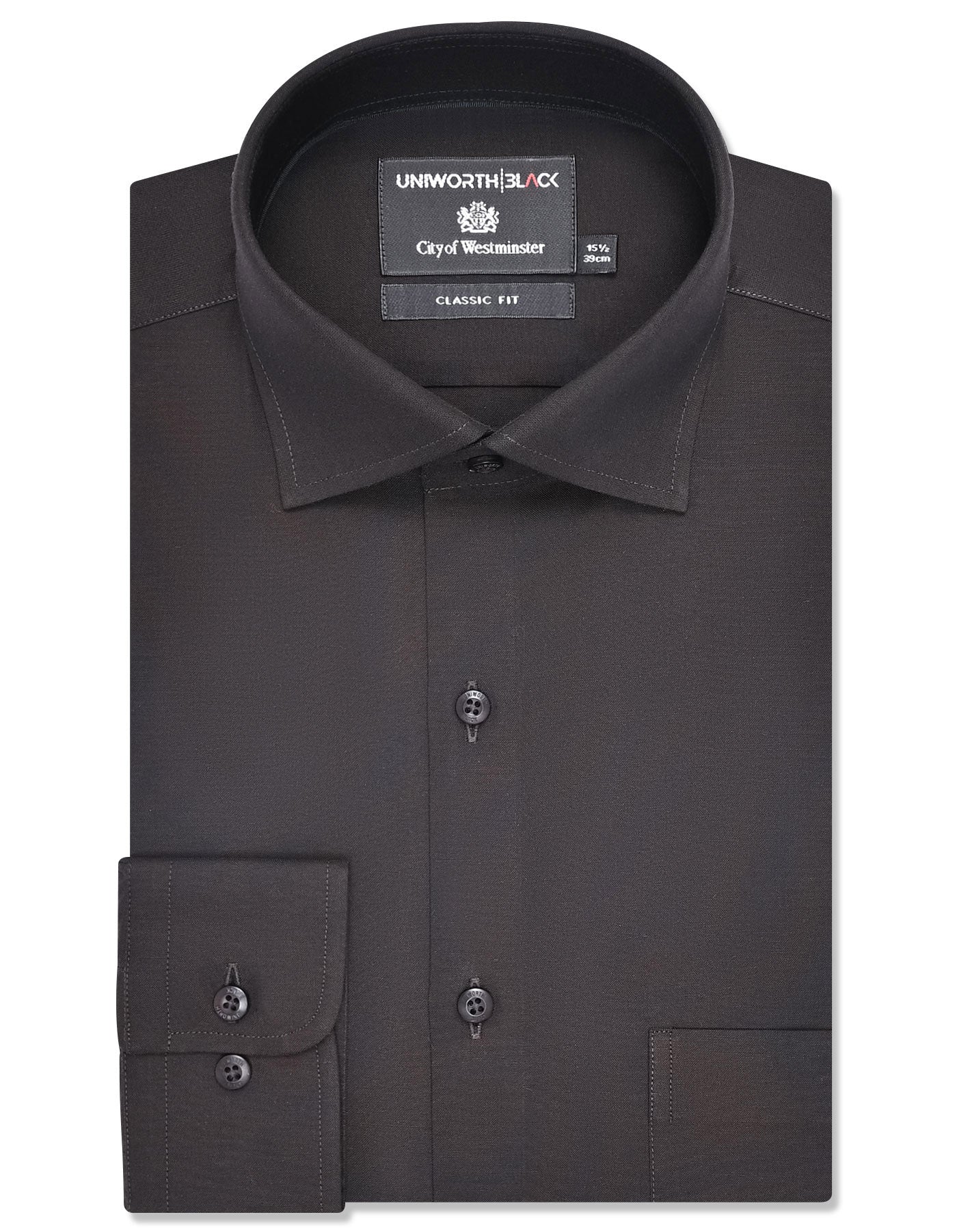 Plain Chocolate Classic Fit Shirt FS2385-3RF-14.5