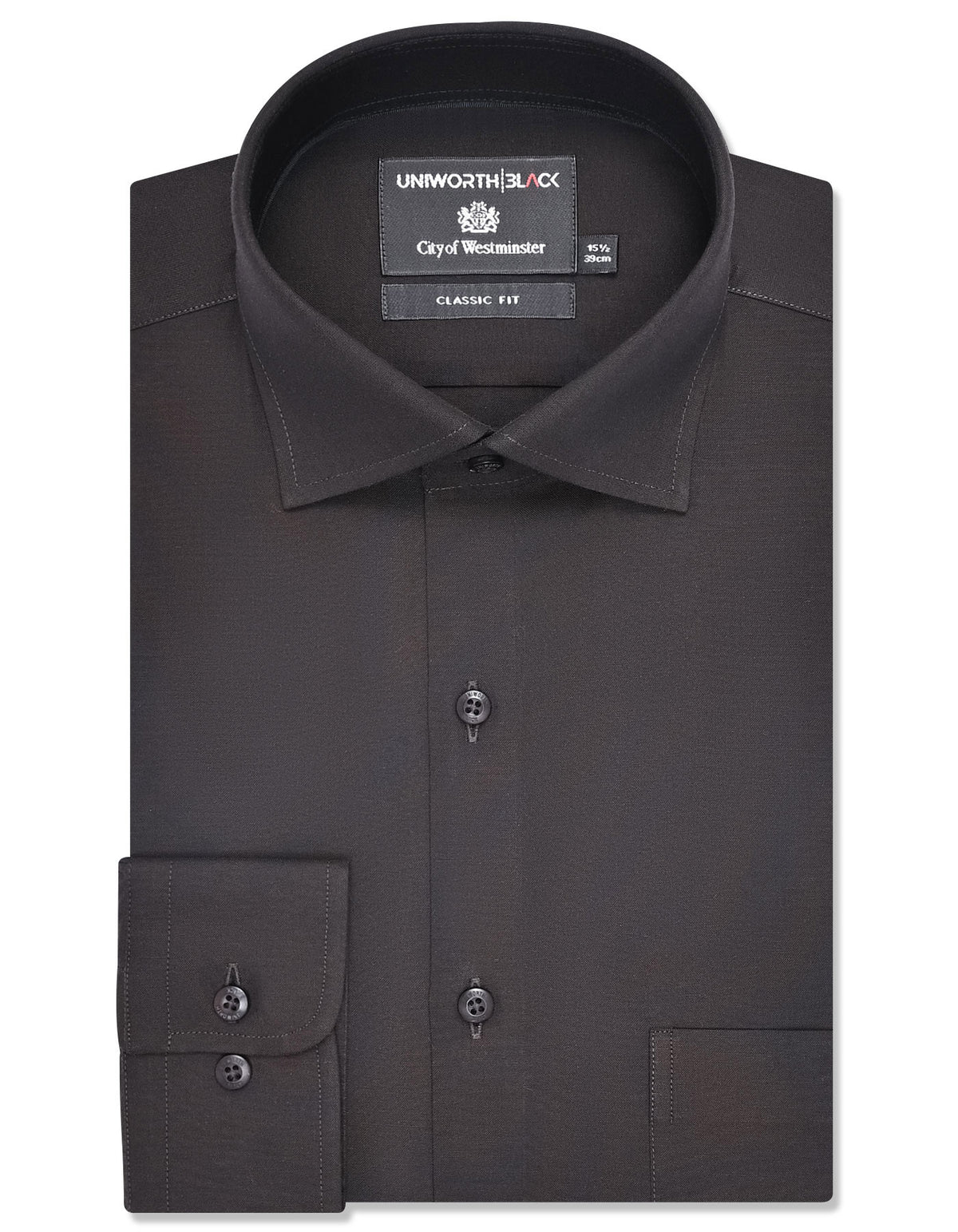 Plain Chocolate Classic Fit Shirt FS2385-3RF-14.5