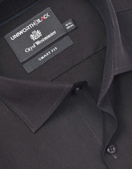 Plain Chocolate Tailored Smart Fit Shirt FS2385-3SF-15