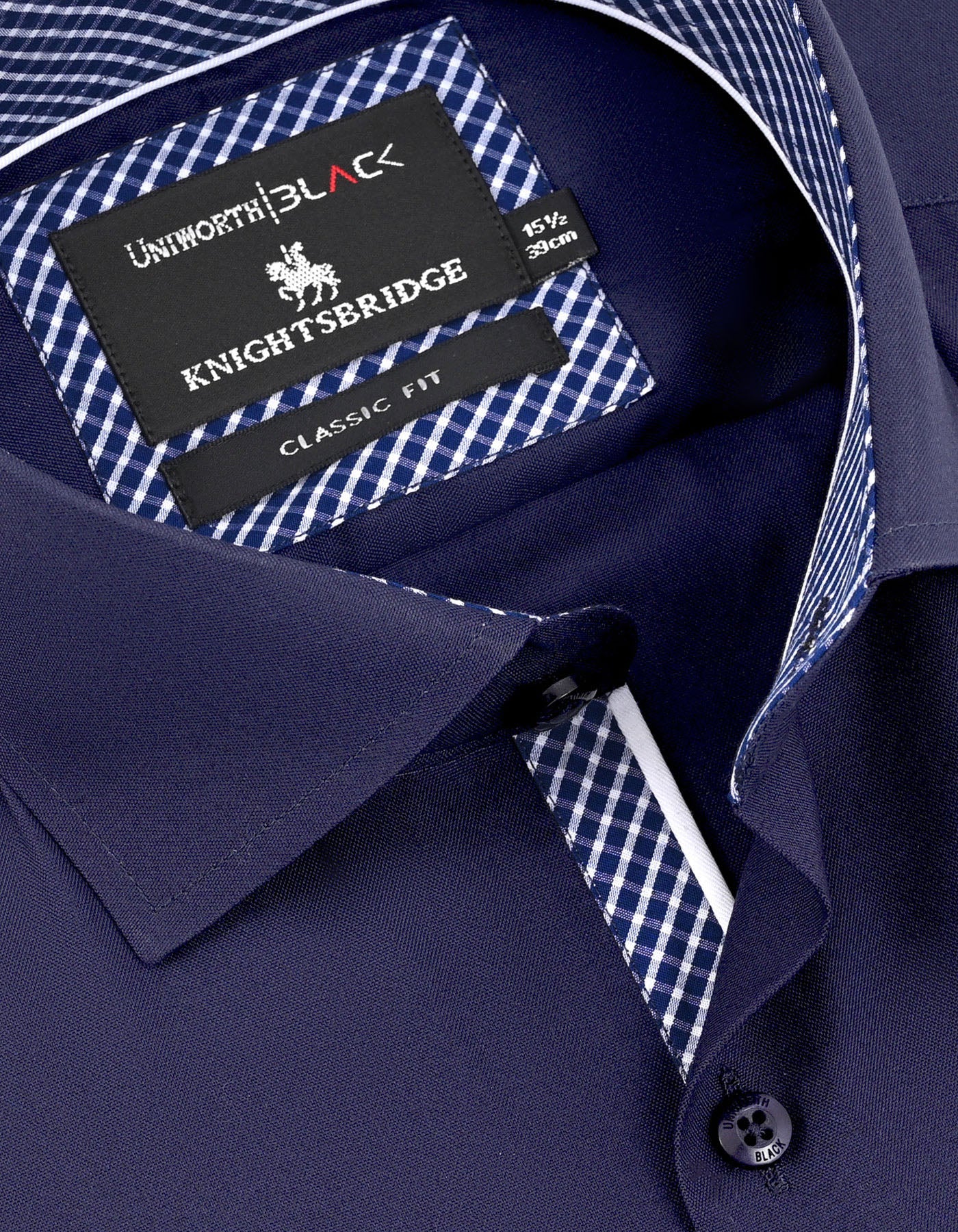 Plain Navy Classic Fit Shirt FS2388-3RF-15