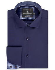 Plain Navy Classic Fit Shirt FS2388-3RF-14.5