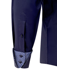 Plain Navy Tailored Smart Fit Shirt FS2388-3SF-16