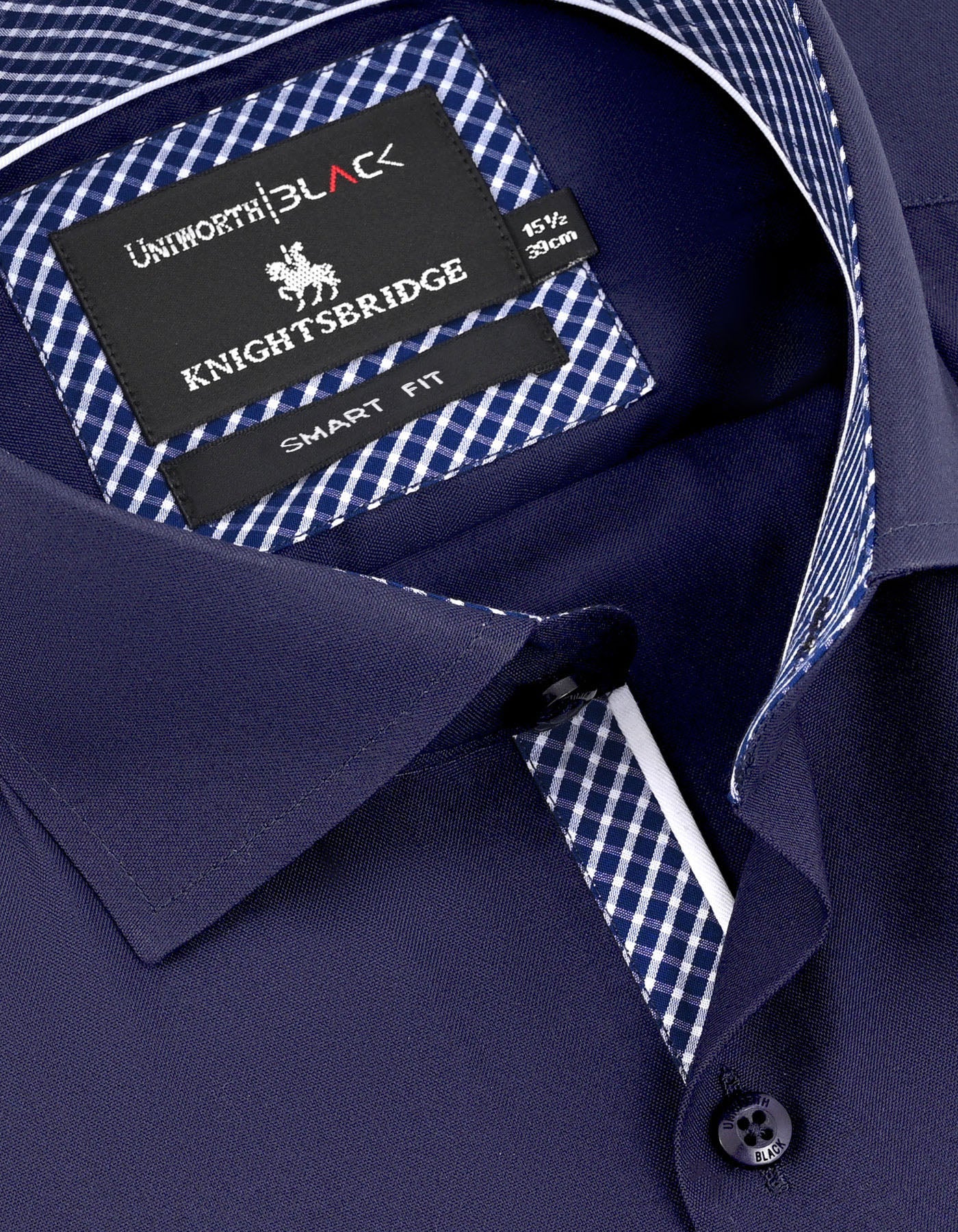 Plain Navy Tailored Smart Fit Shirt FS2388-3SF-15