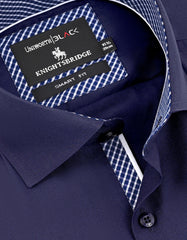 Plain Navy Tailored Smart Fit Shirt FS2388-3SF-15