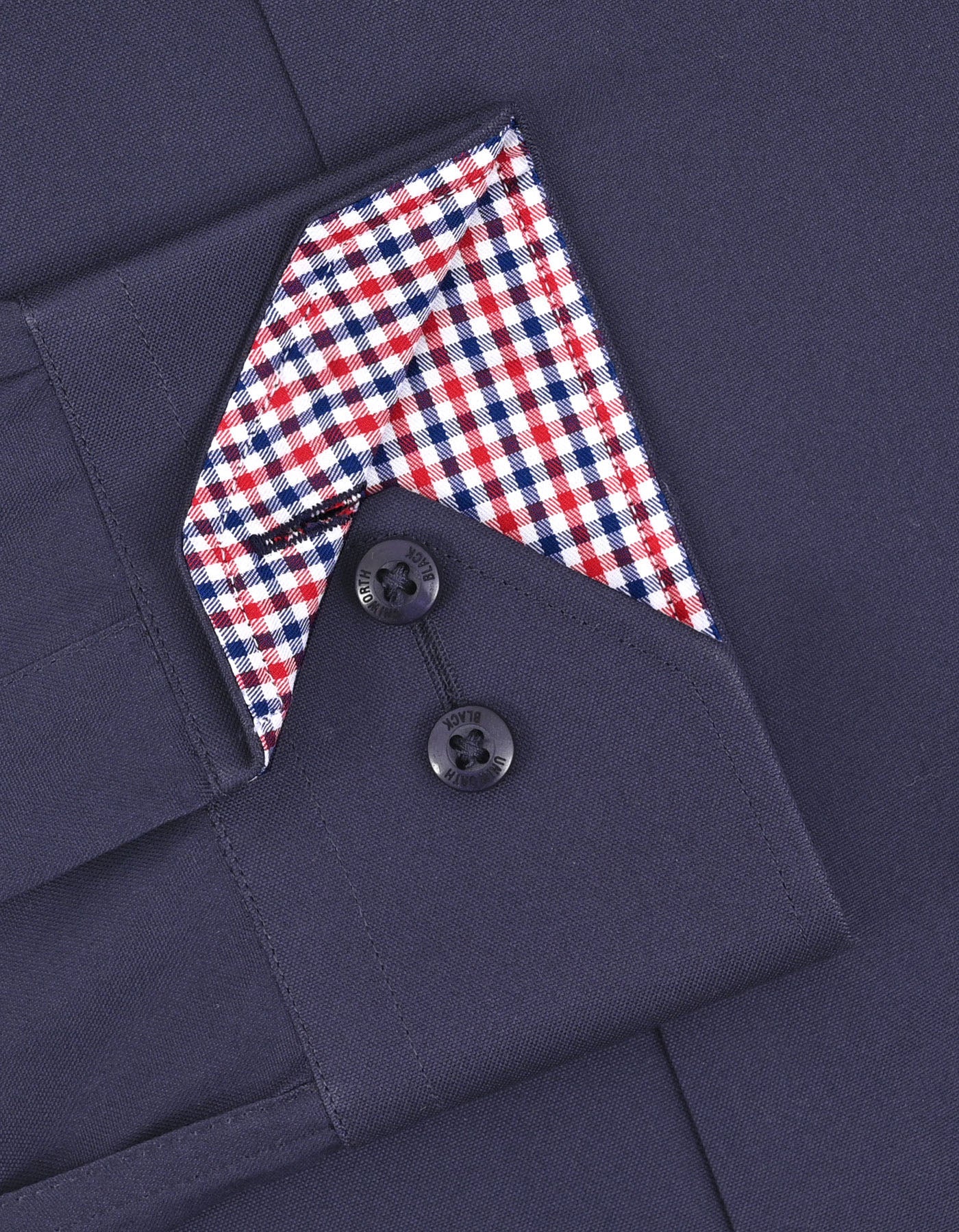 Plain Navy Tailored Smart Fit Shirt FS2388-4SF-15.5