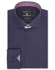 Plain Navy Tailored Smart Fit Shirt FS2388-4SF-14.5