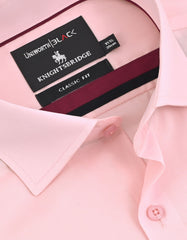 Plain Pink Classic Fit Shirt FS2393-2RF-15