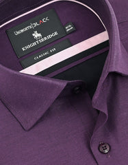 Plain Purple Classic Fit Shirt FS2394-2RF-15