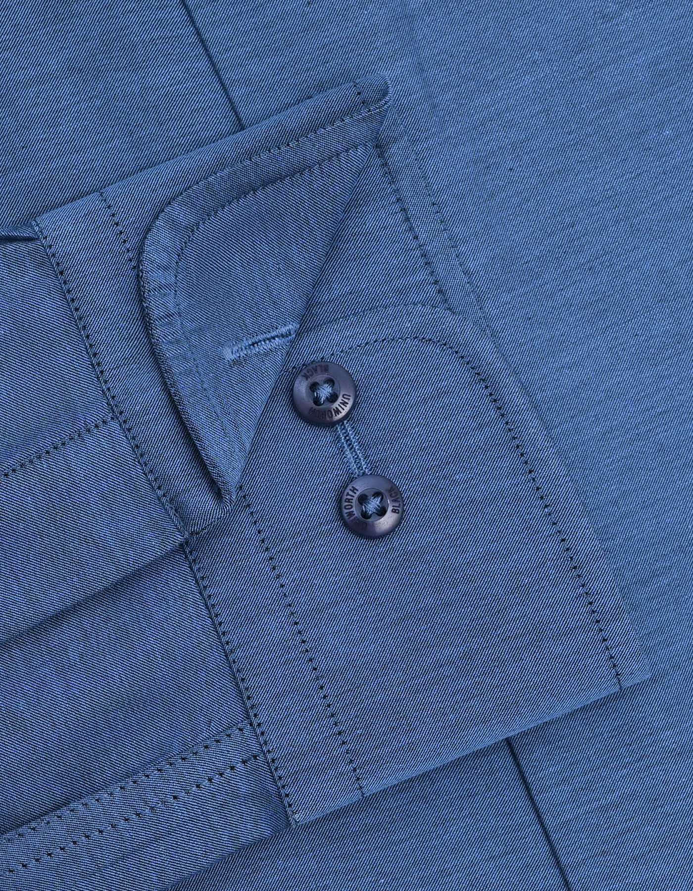 Plain Blue Classic Fit Shirt FS2395-2RF-15.5
