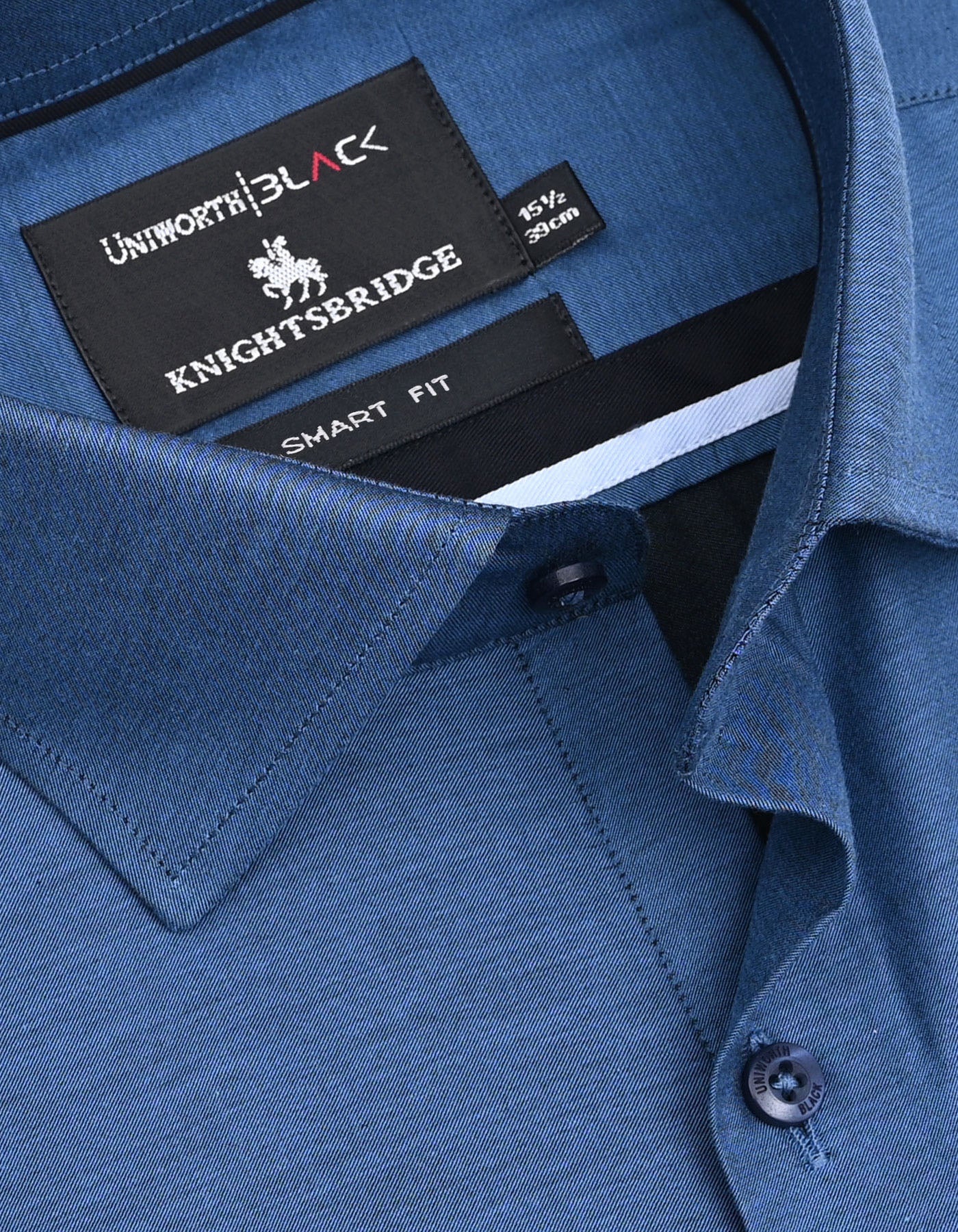 Plain Blue Tailored Smart Fit Shirt FS2395-2SF-15
