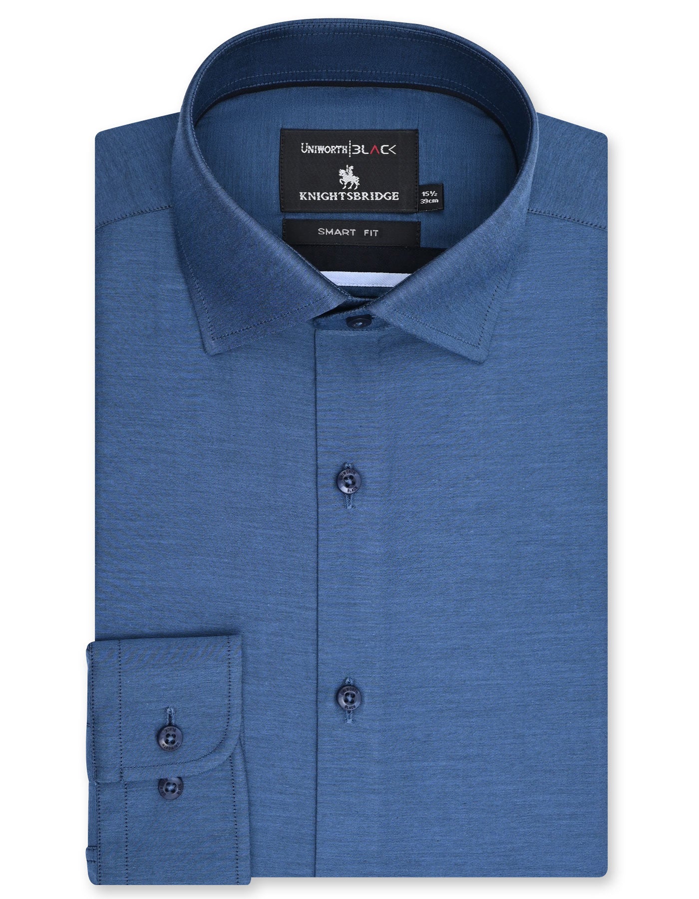 Plain Blue Tailored Smart Fit Shirt FS2395-2SF-14.5
