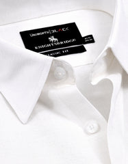 Plain White Classic Fit Shirt FS2404-2RF-15