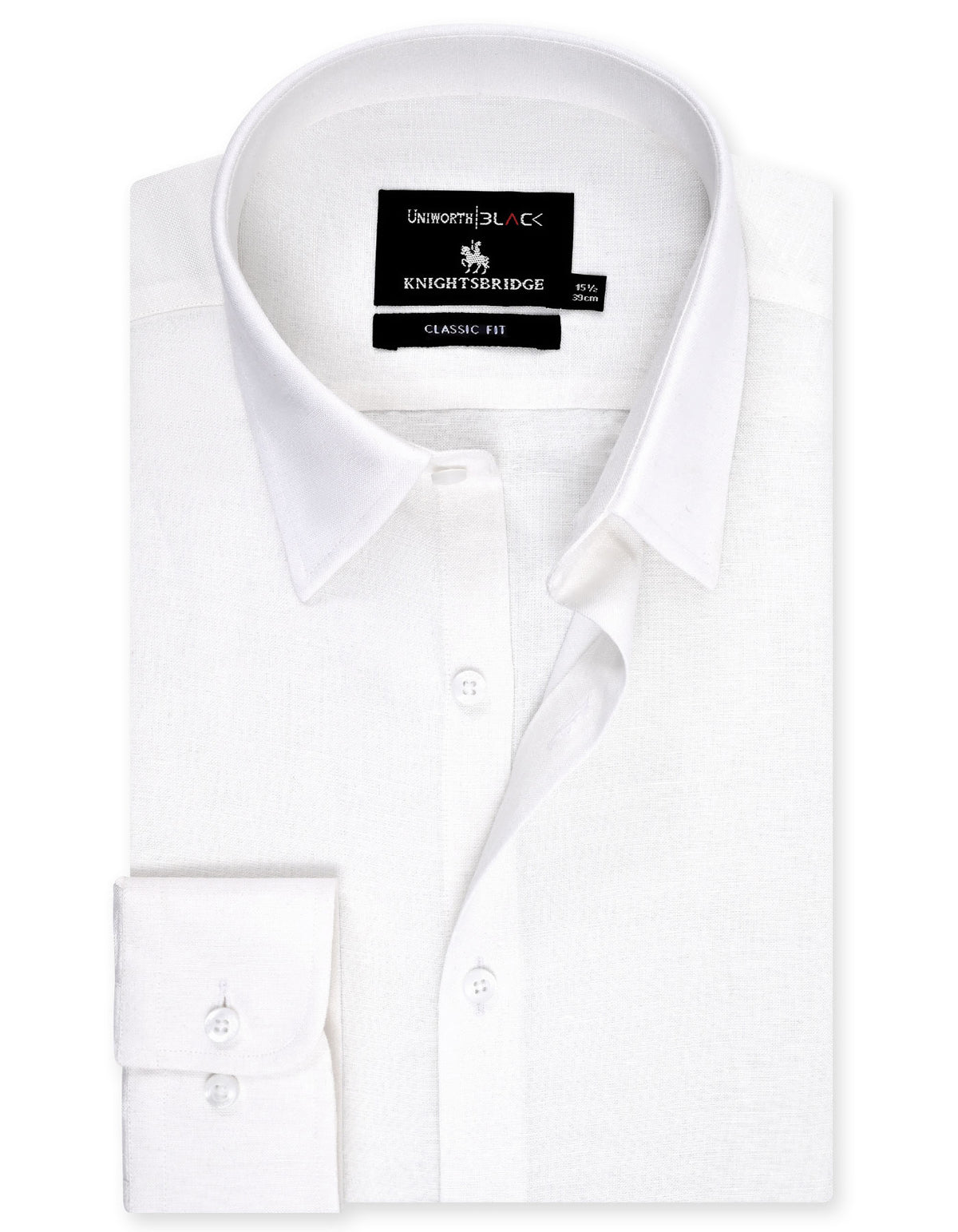 Plain White Classic Fit Shirt FS2404-2RF-14.5