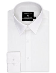 Plain White Tailored Smart Fit Shirt FS2404-2SF-16