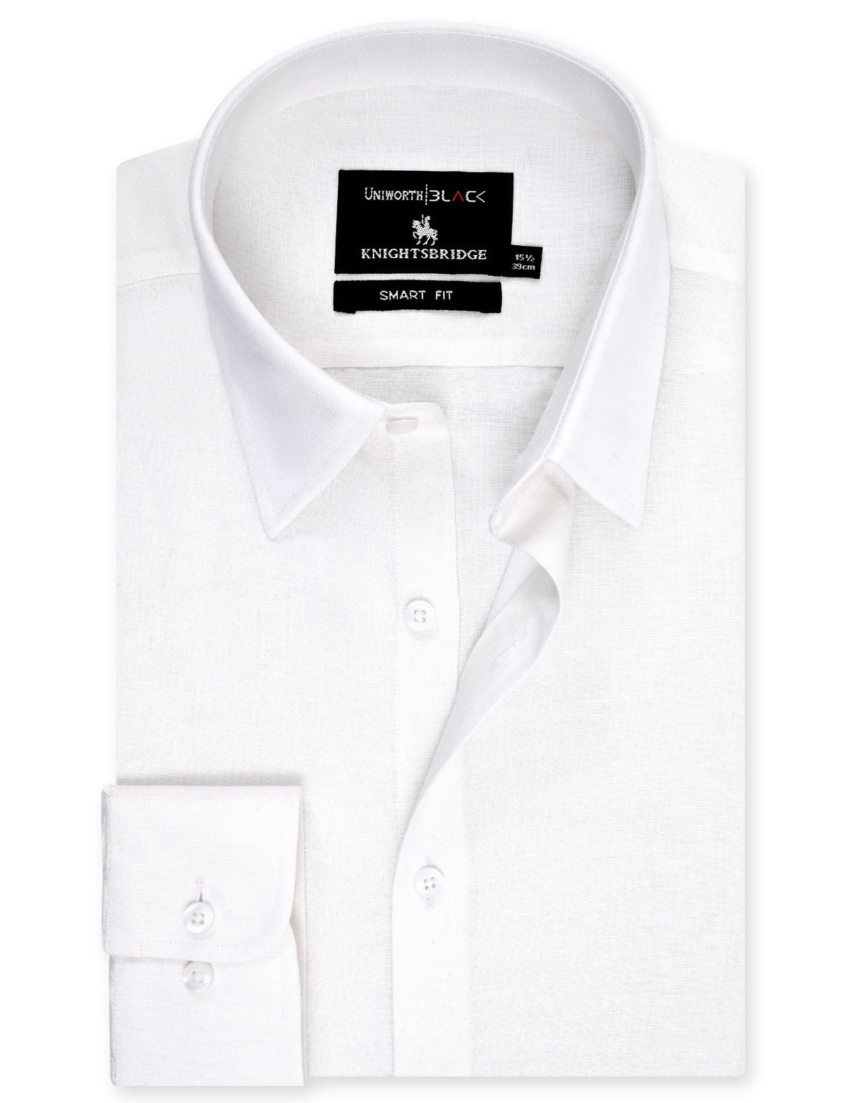 Plain White Tailored Smart Fit Shirt FS2404-2SF-14.5