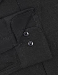Plain Black Classic Fit Shirt FS2405-3RF-16.5
