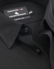 Plain Black Classic Fit Shirt FS2405-3RF-15