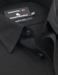 Plain Black Tailored Smart Fit Shirt FS2405-3SF-15