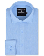 Sky Plain Tailored Smart Fit Linen Shirt