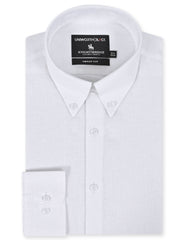 Plain White Tailored Smart Fit Shirt FS2413-3SF-14.5
