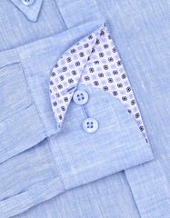 Sky Plain Classic Fit Linen Shirt